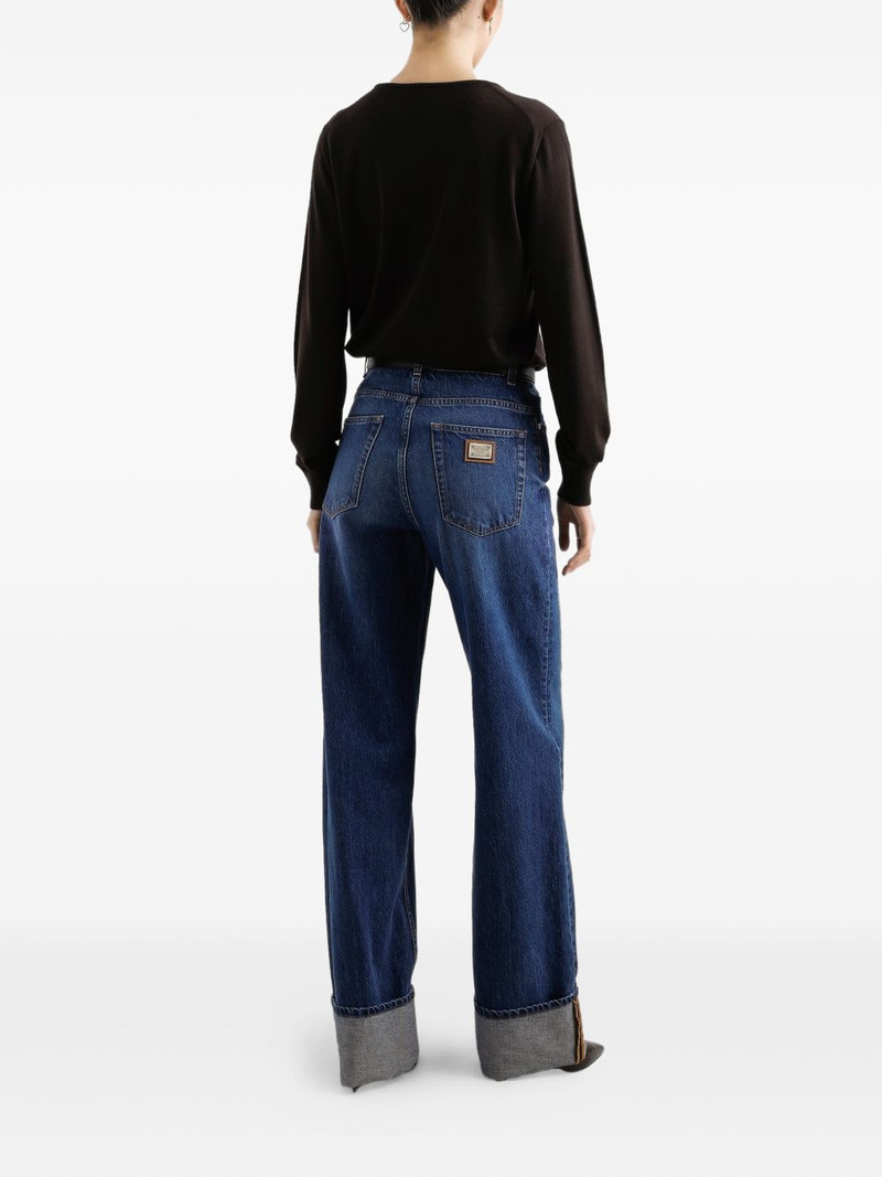 scoop-neck long-sleeve top 3