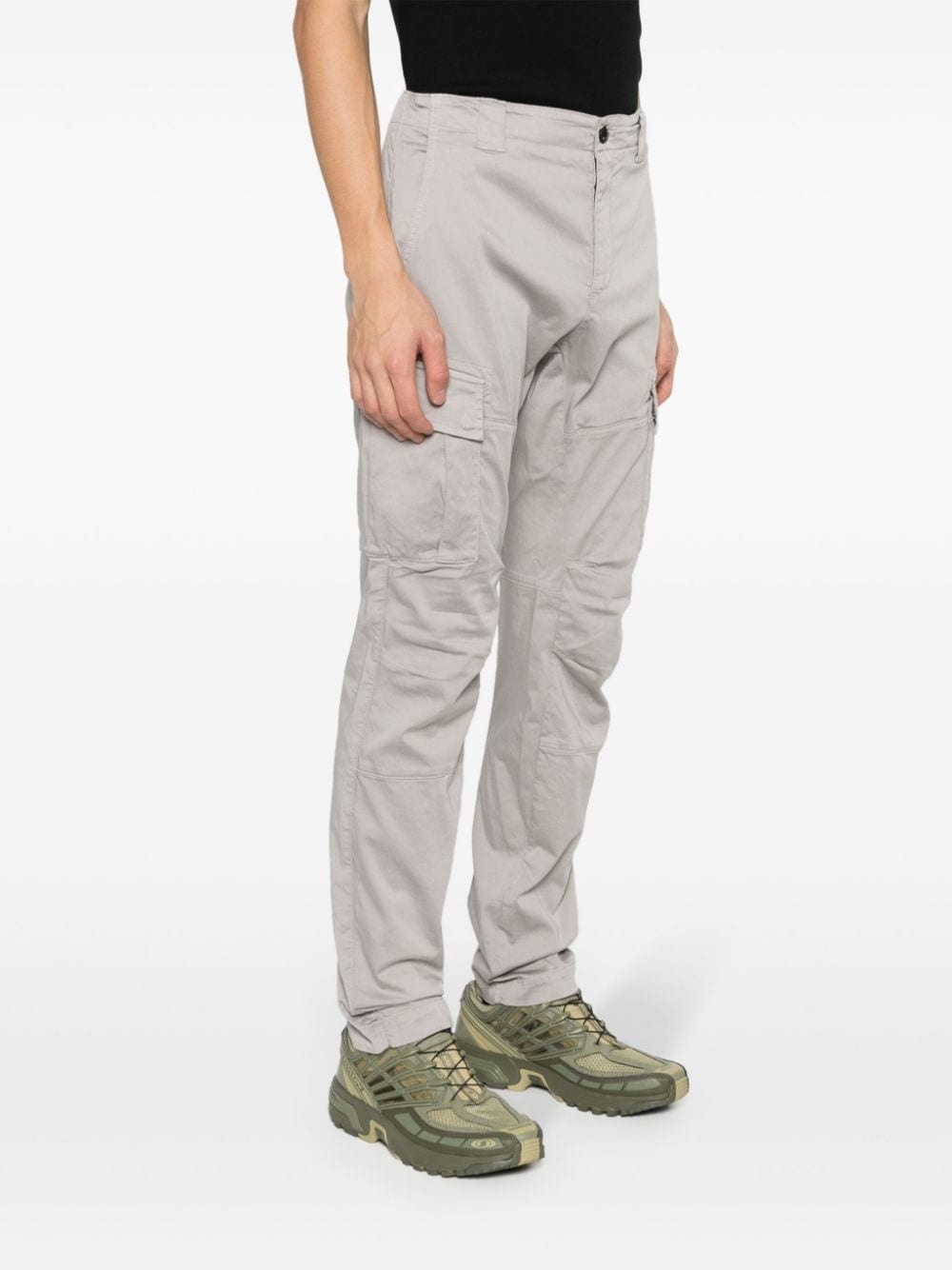 logo-appliquÃ© cargo pants - 3