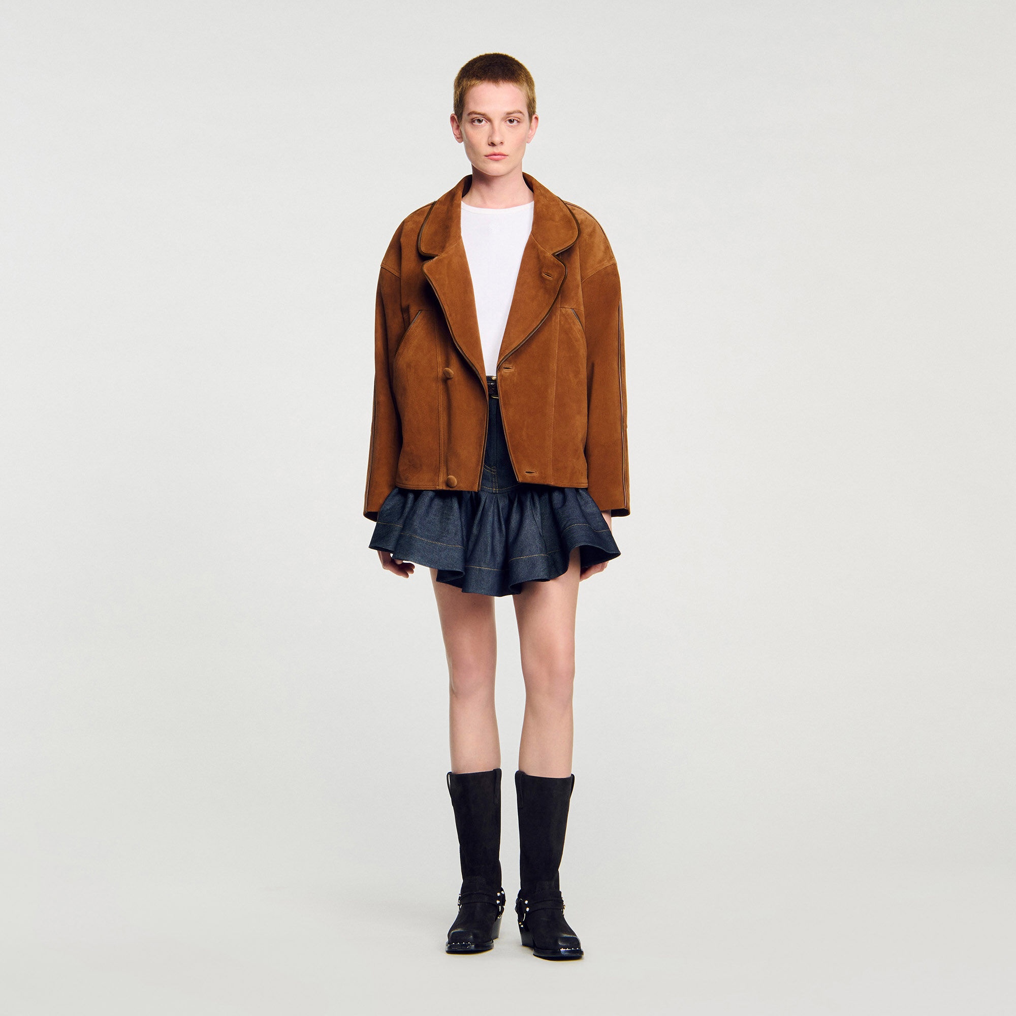 OVERSIZED SUEDE JACKET - 2