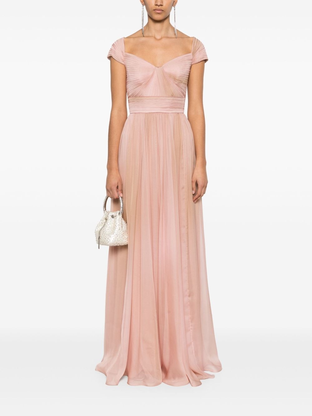 pleated gown - 2