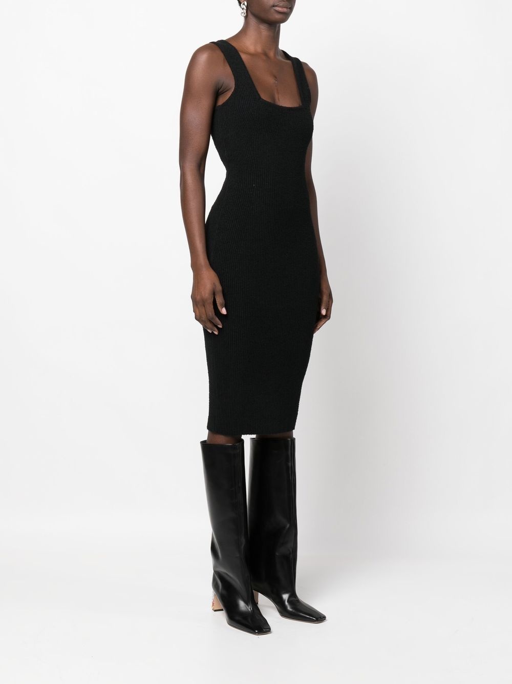 sleeveless midi dress - 3