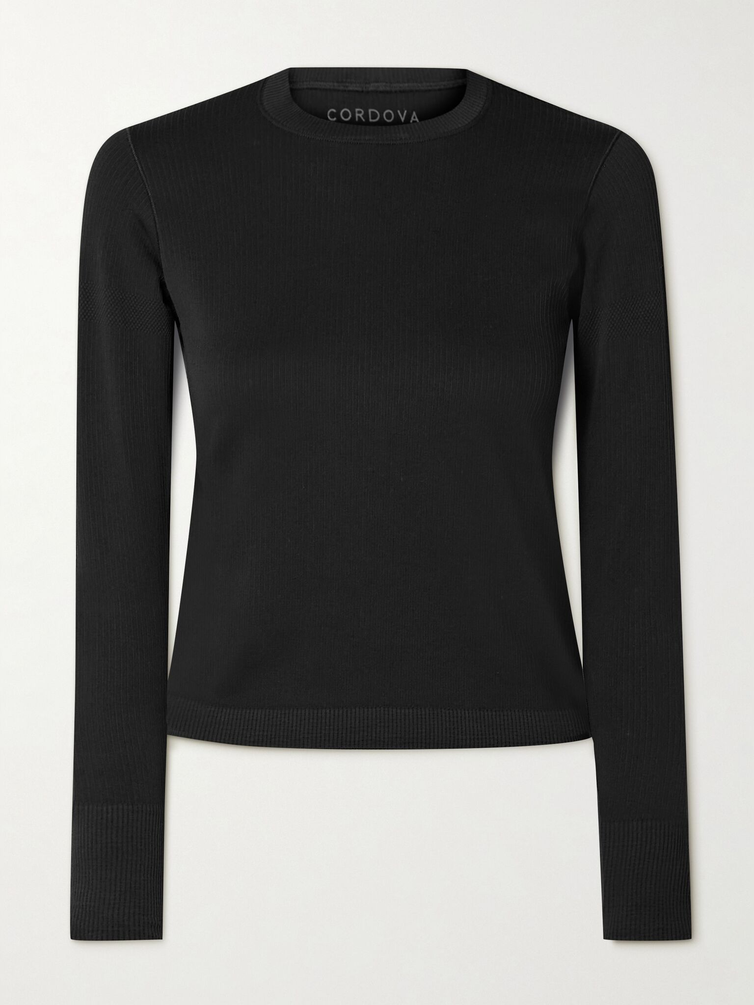 Ribbed thermal top Black - 1