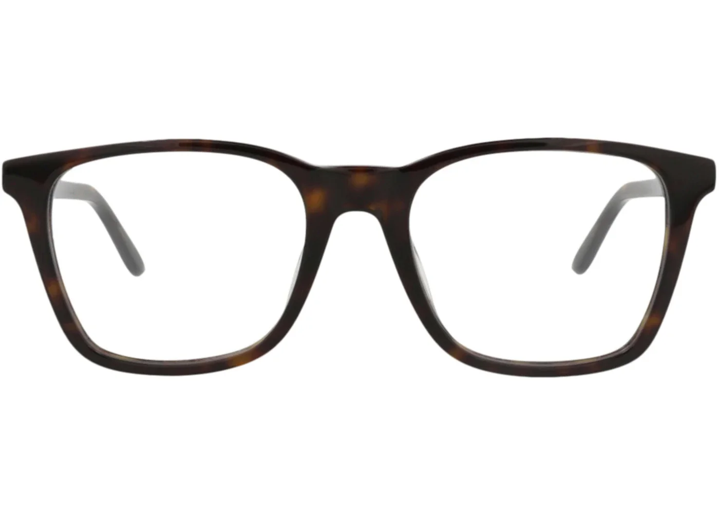 Alexander McQueen Square-Frame Acetate Optical Frames Havana Gold Transparent (AM0324O-30010866-002) - 1