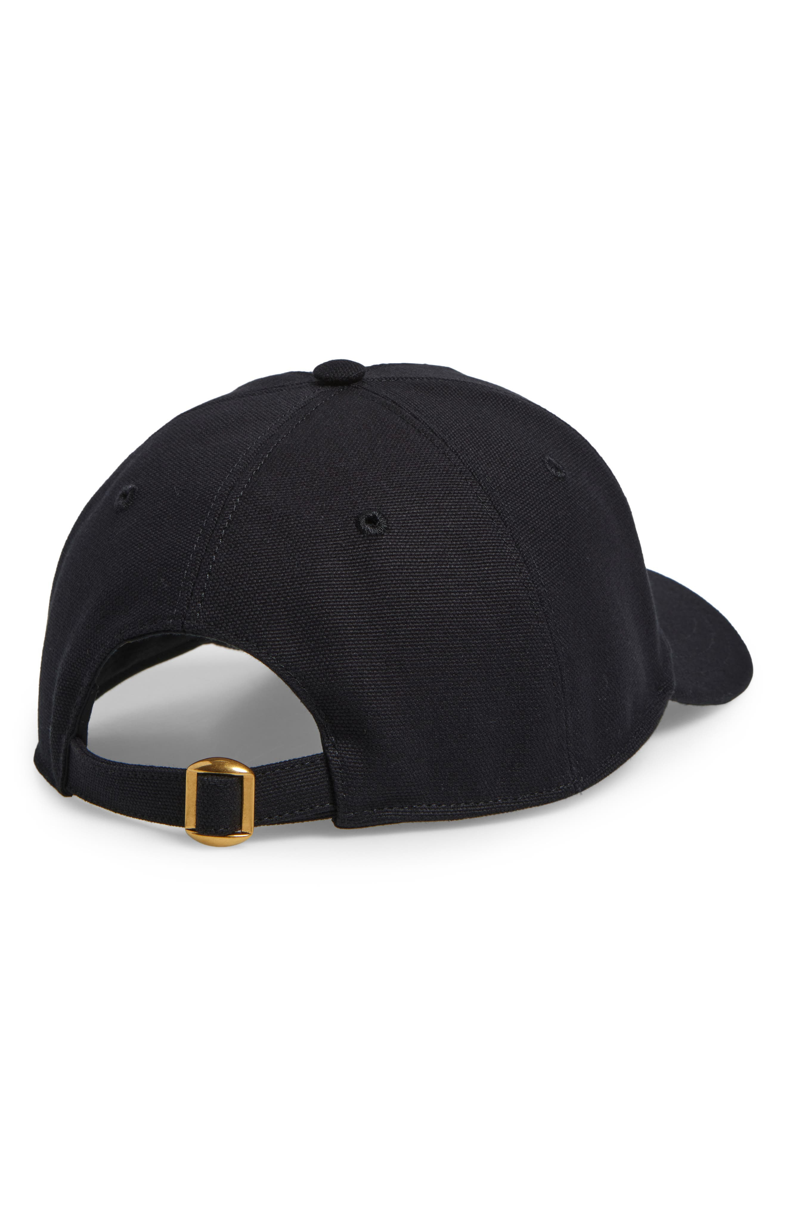 Valentino Garavani VG Signature Embroidered Adjustable Baseball Cap in Black/Orange at Nordstrom - 2