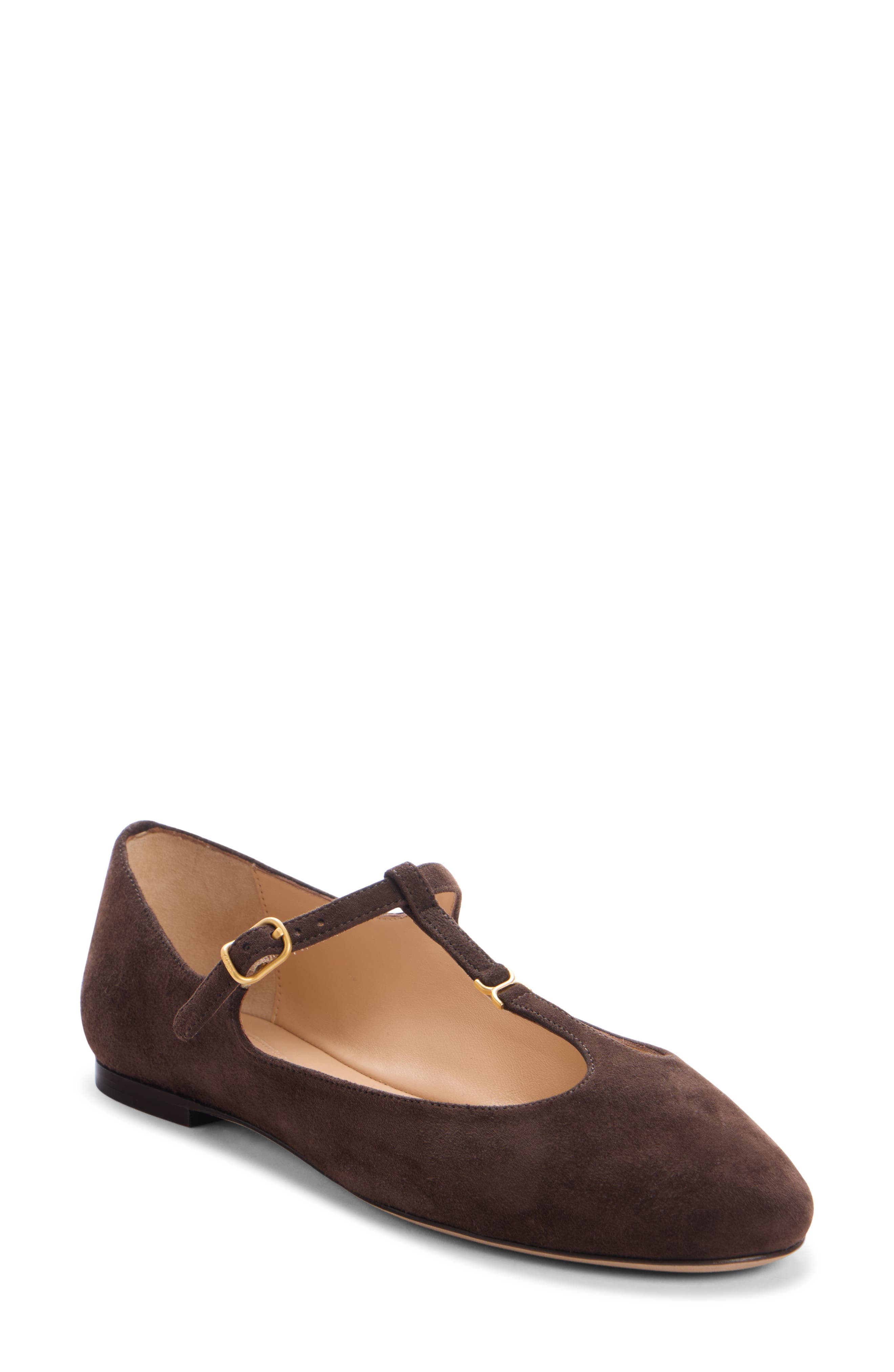 Chloé Marcie Mary Jane Flat in Burnt Brown at Nordstrom - 1