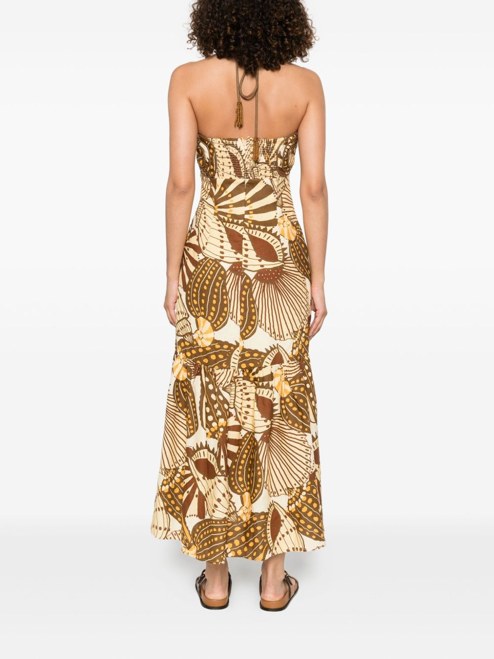 Shell Mix midi dress - 4