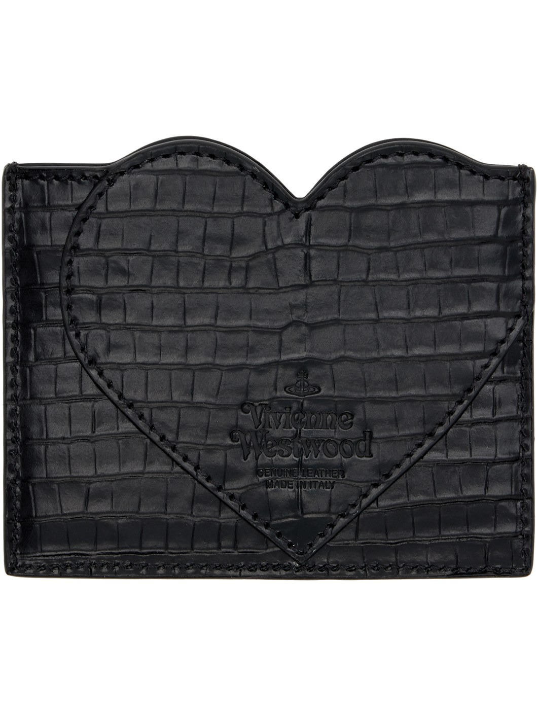 Black Heart Card Holder - 2