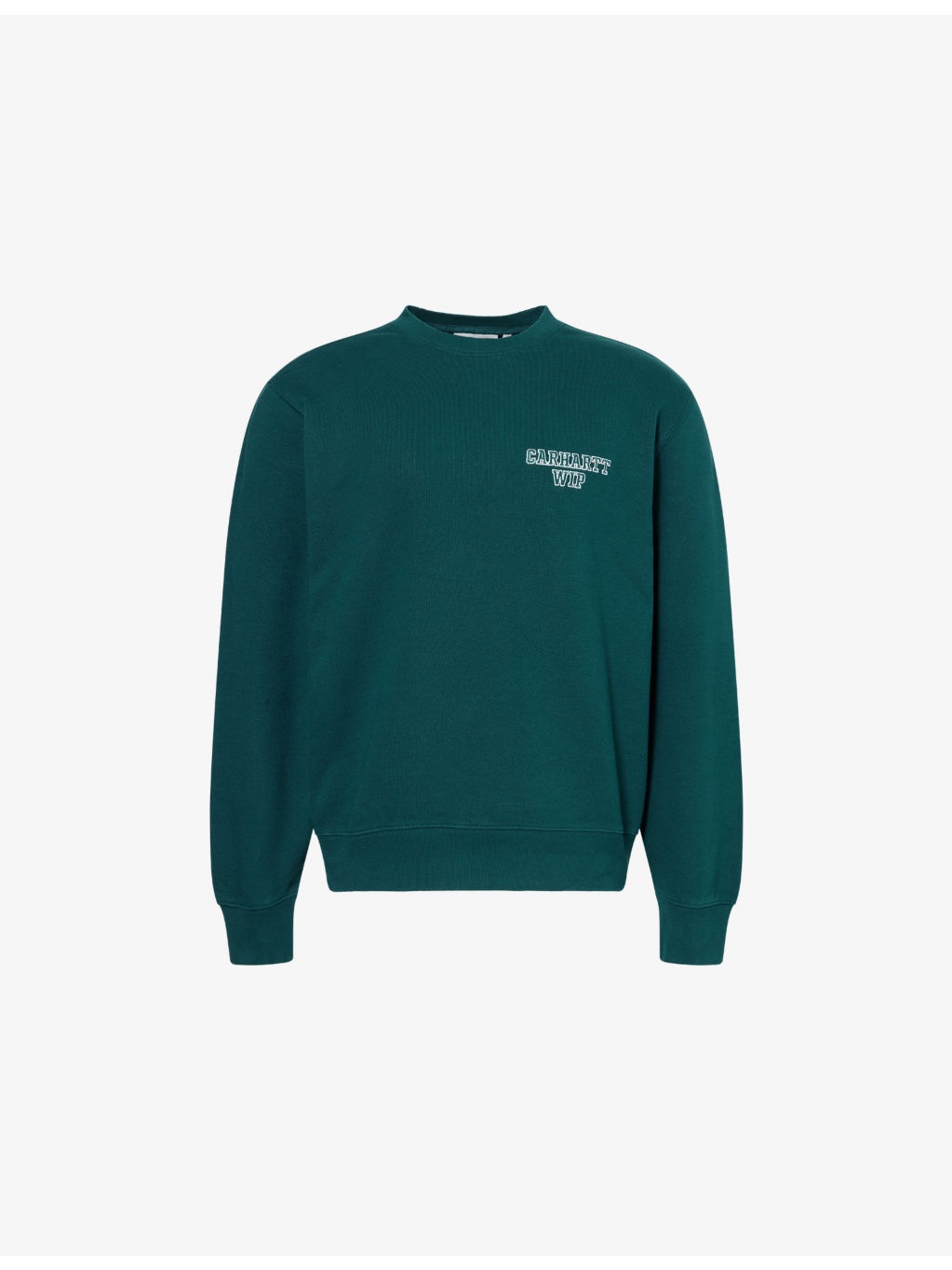 Alumni Brand-Embroidery Cotton-Jersey Sweatshirt - 1