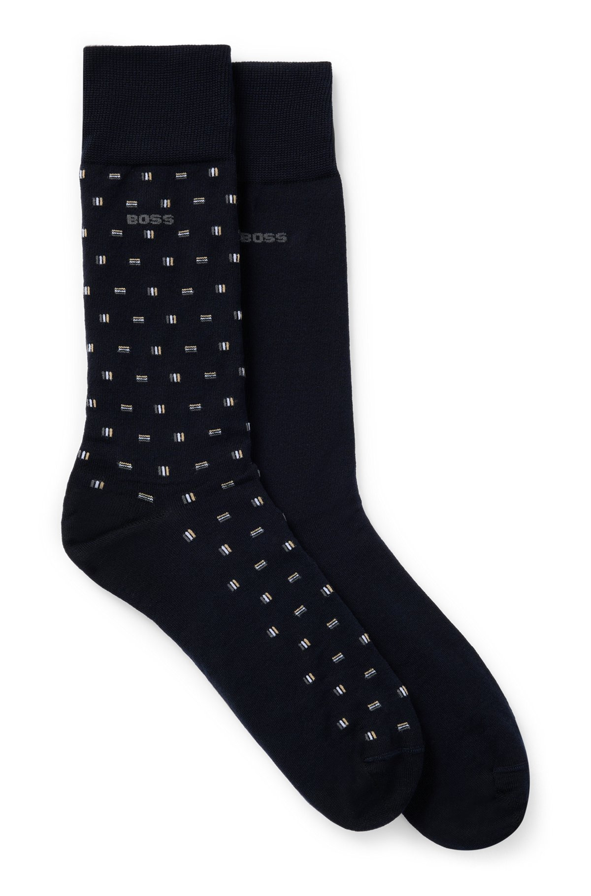 TWO-PACK OF REGULAR-LENGTH SOCKS IN COTTON - 1