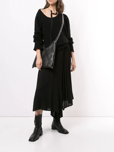 Ann Demeulemeester asymmetric knit jumper  outlook