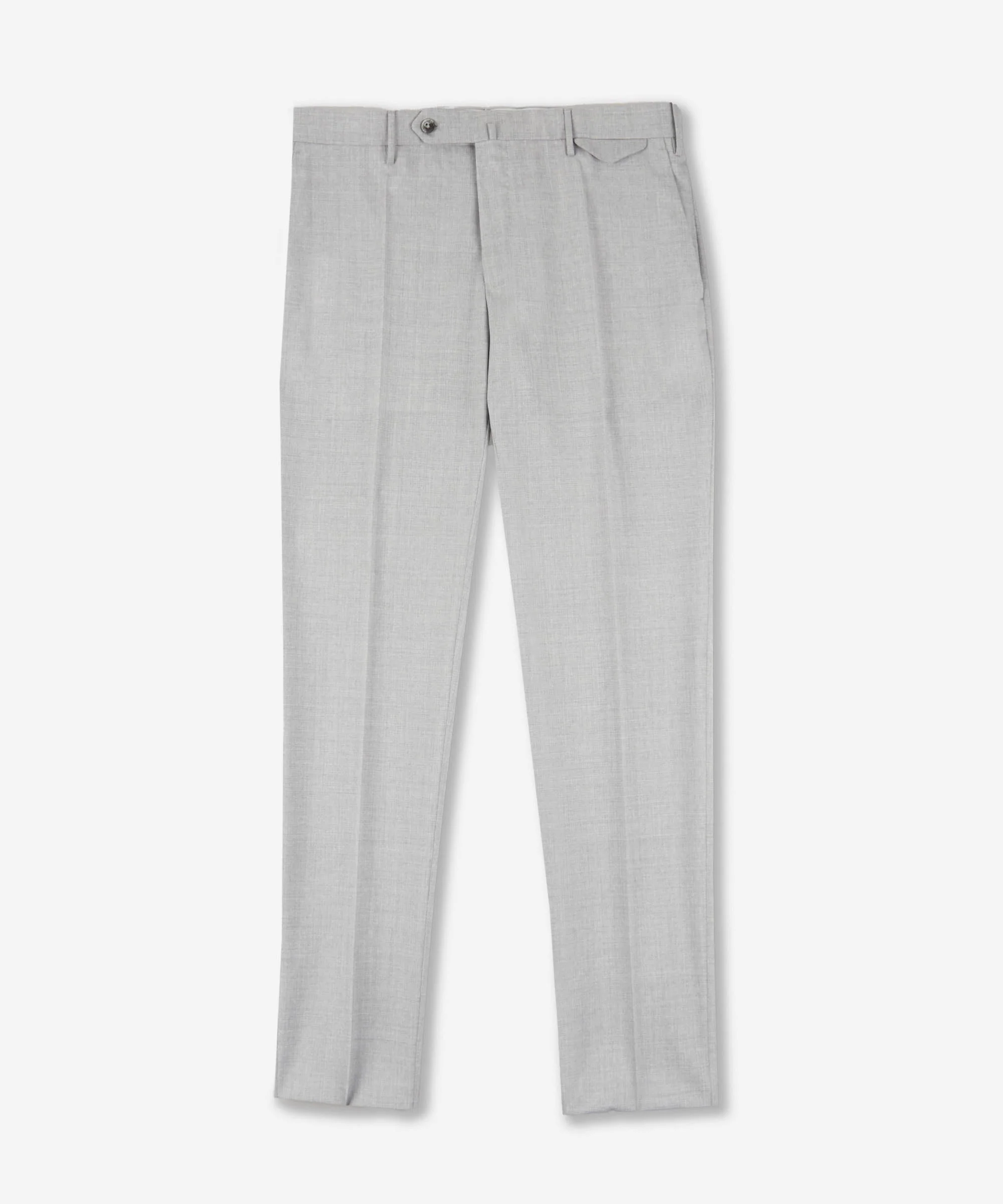 Slim-fit certified tropical wool trousers - 1