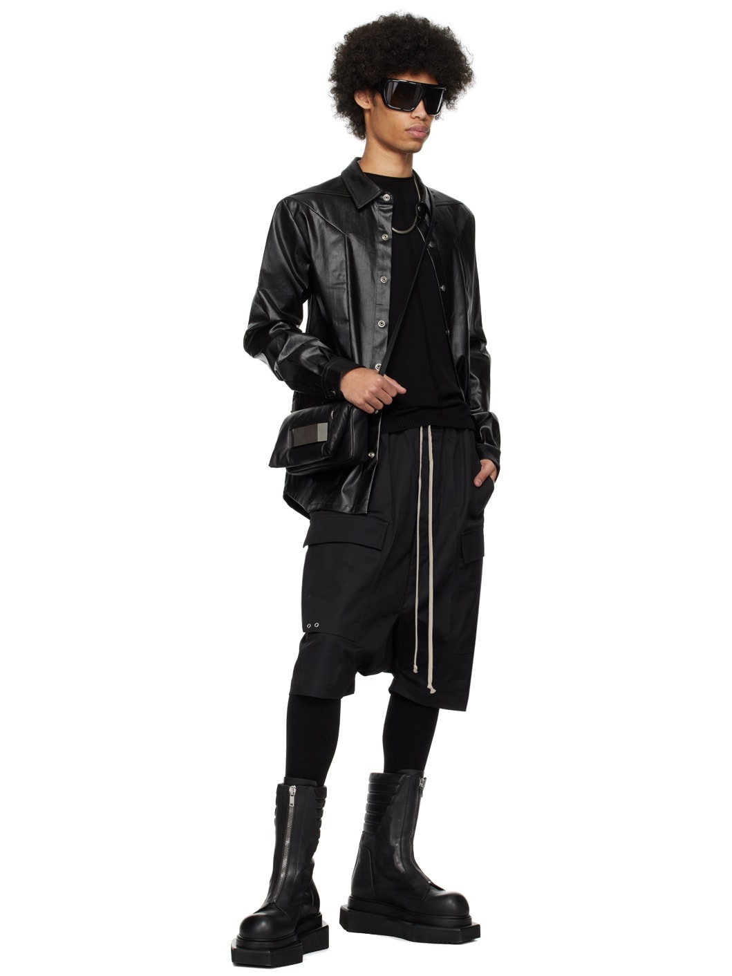 Rick Owens Moto Cyclops Boots