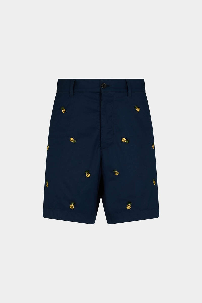 EMBROIDERED FRUITS MARINE SHORTS 1