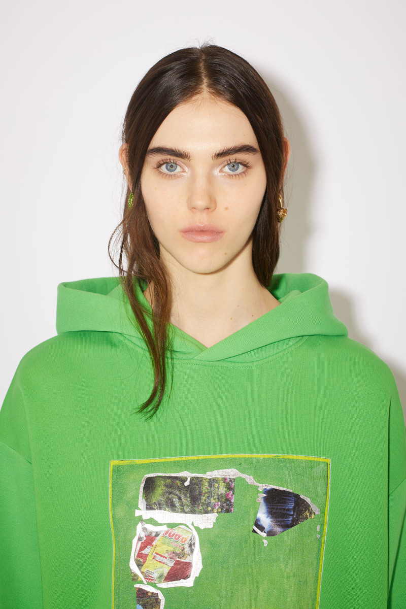 Digital print hooded sweatshirt - Green 4