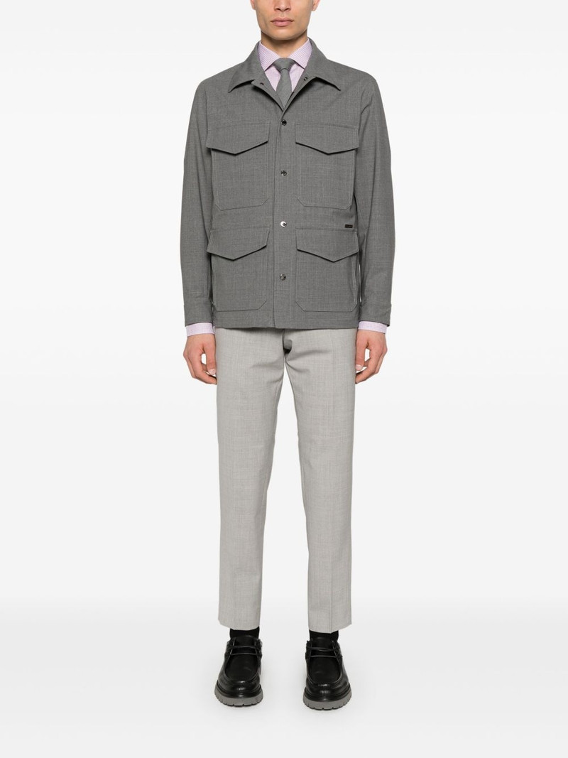 Canali check-pattern shirt outlook