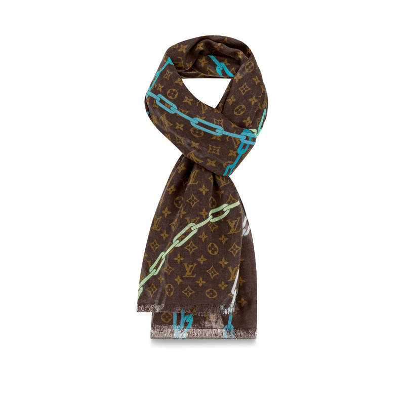 Monogram Chain Stole 1
