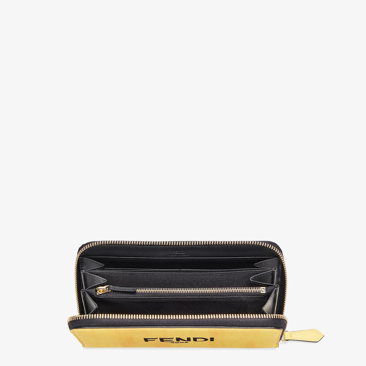 Yellow leather wallet - 3