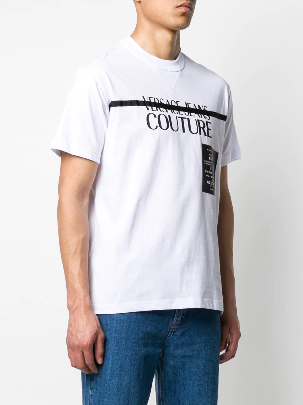 grosgrain graphic logo T-shirt - 3