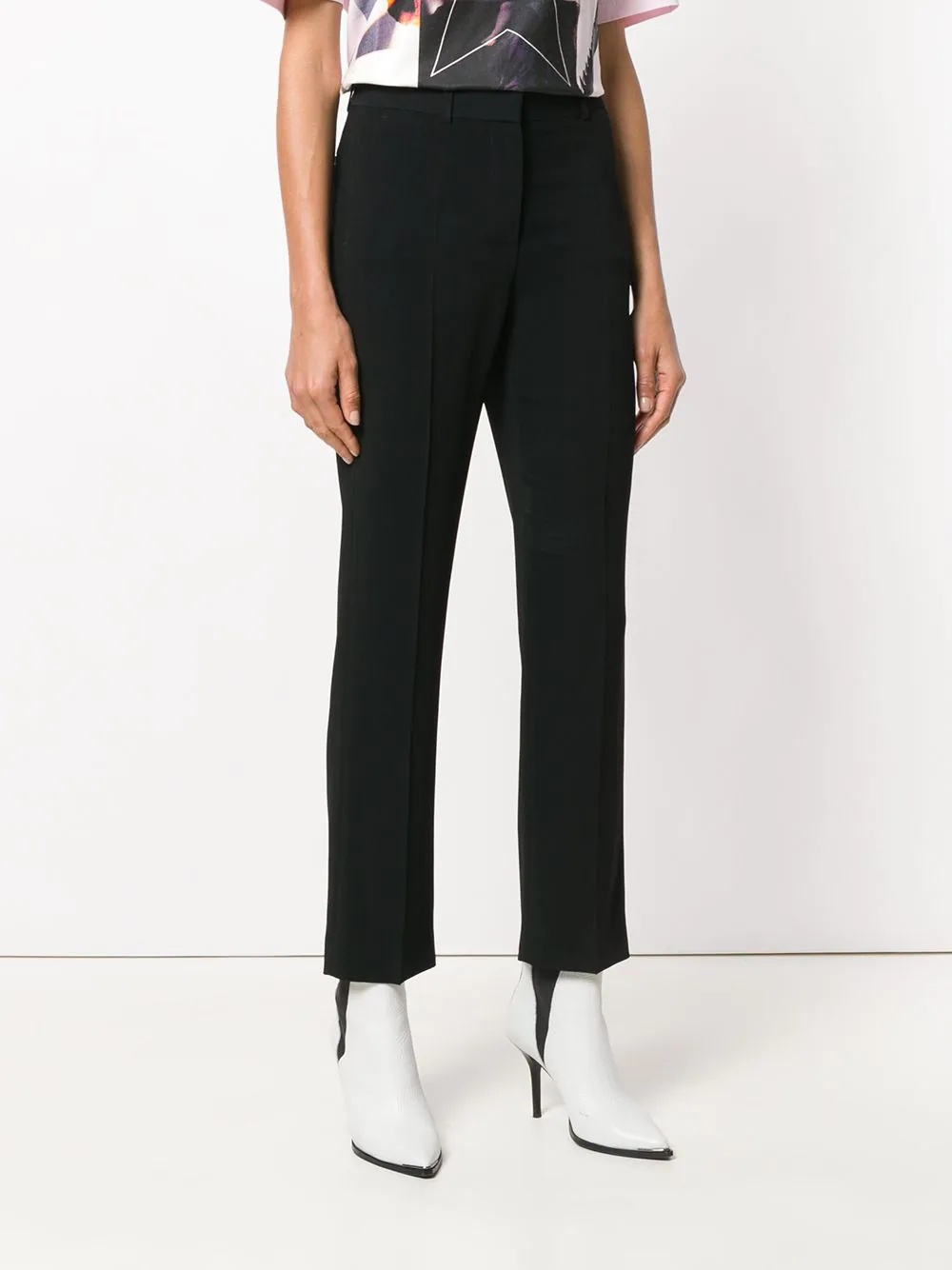 high waisted tailored trousers - 3