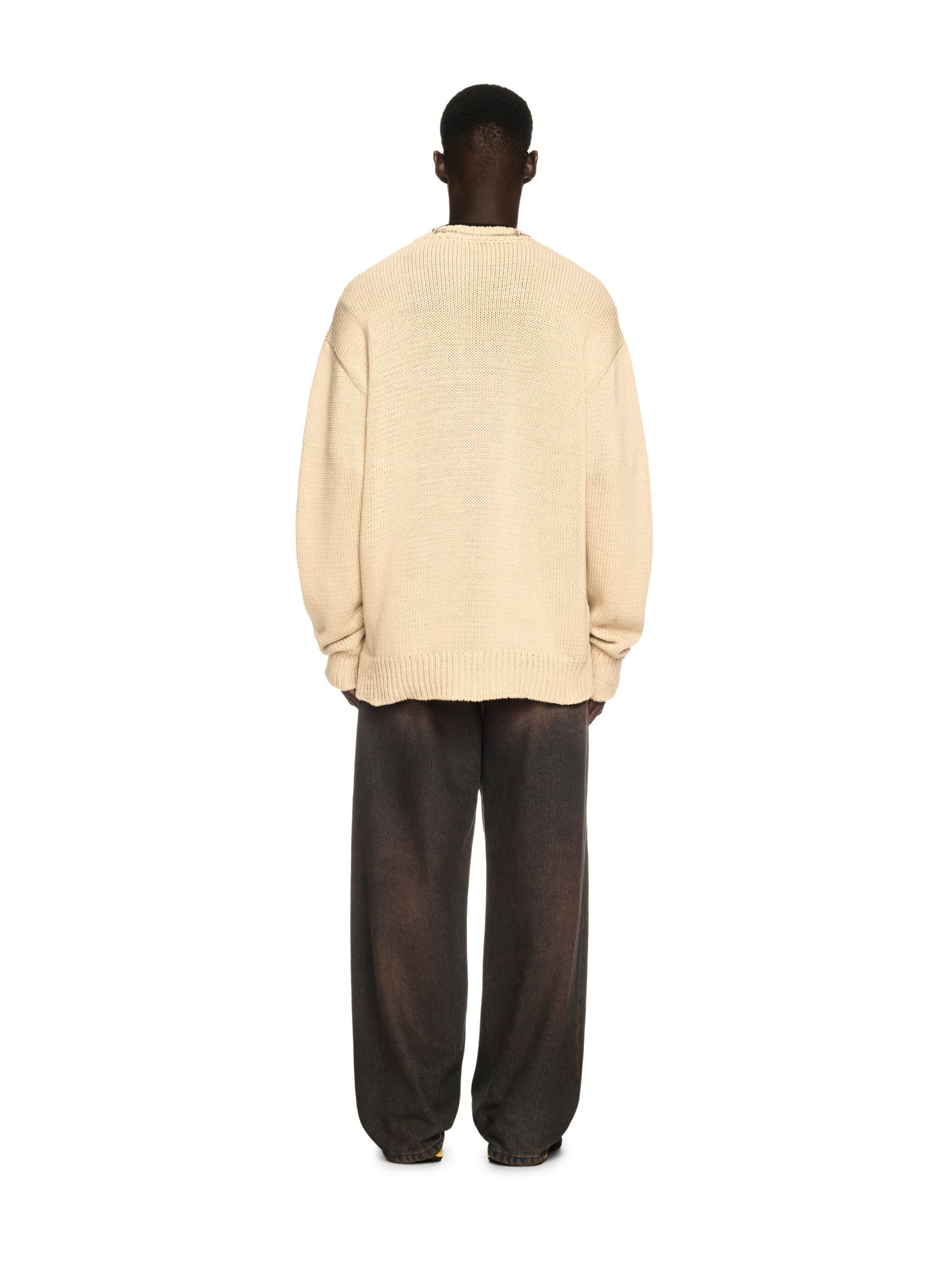 Brown Overdyed Straight Jeans - 4