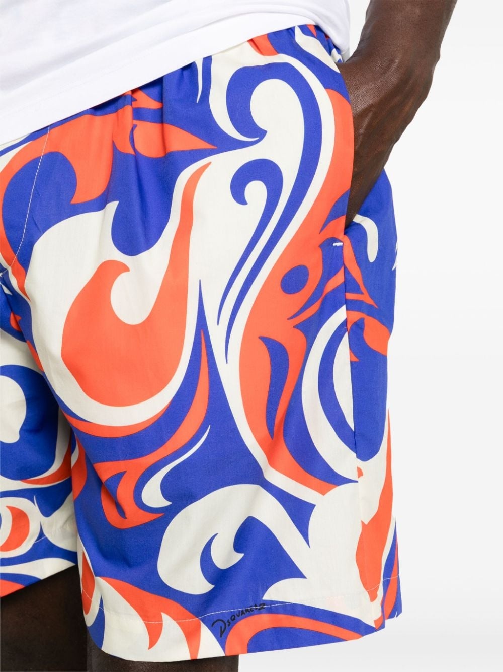 Palms Beach Waves cotton shorts - 5