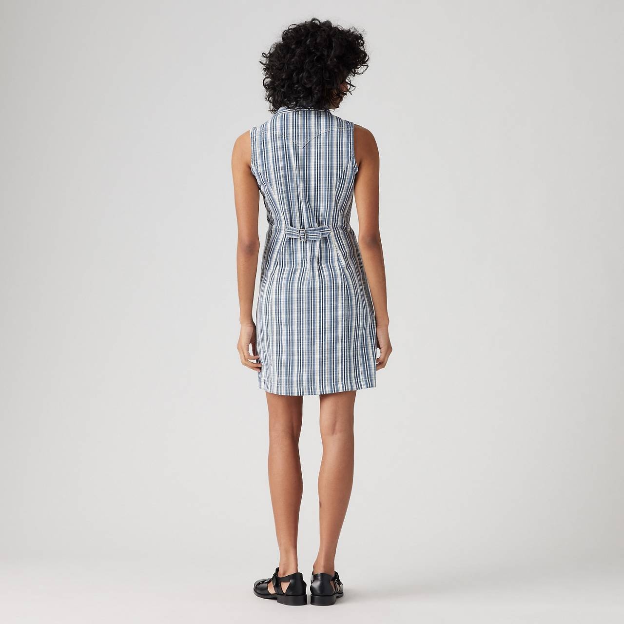 ZEDA DENIM DRESS - 4