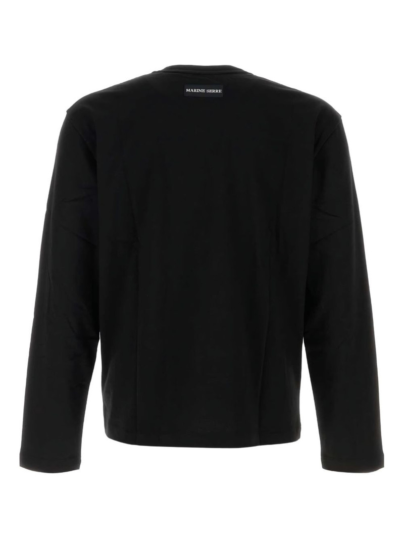 Marine Serre long-sleeve cotton T-shirt outlook