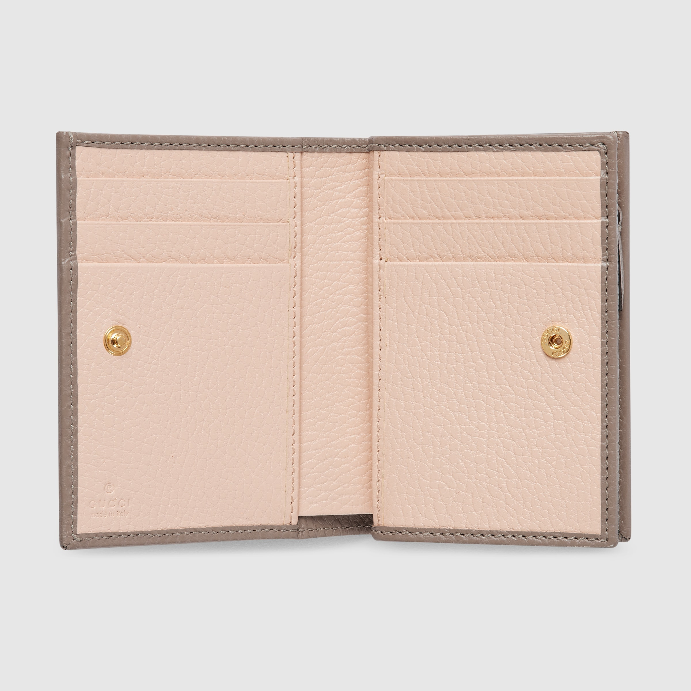 GG Marmont pink interior wallet - 2