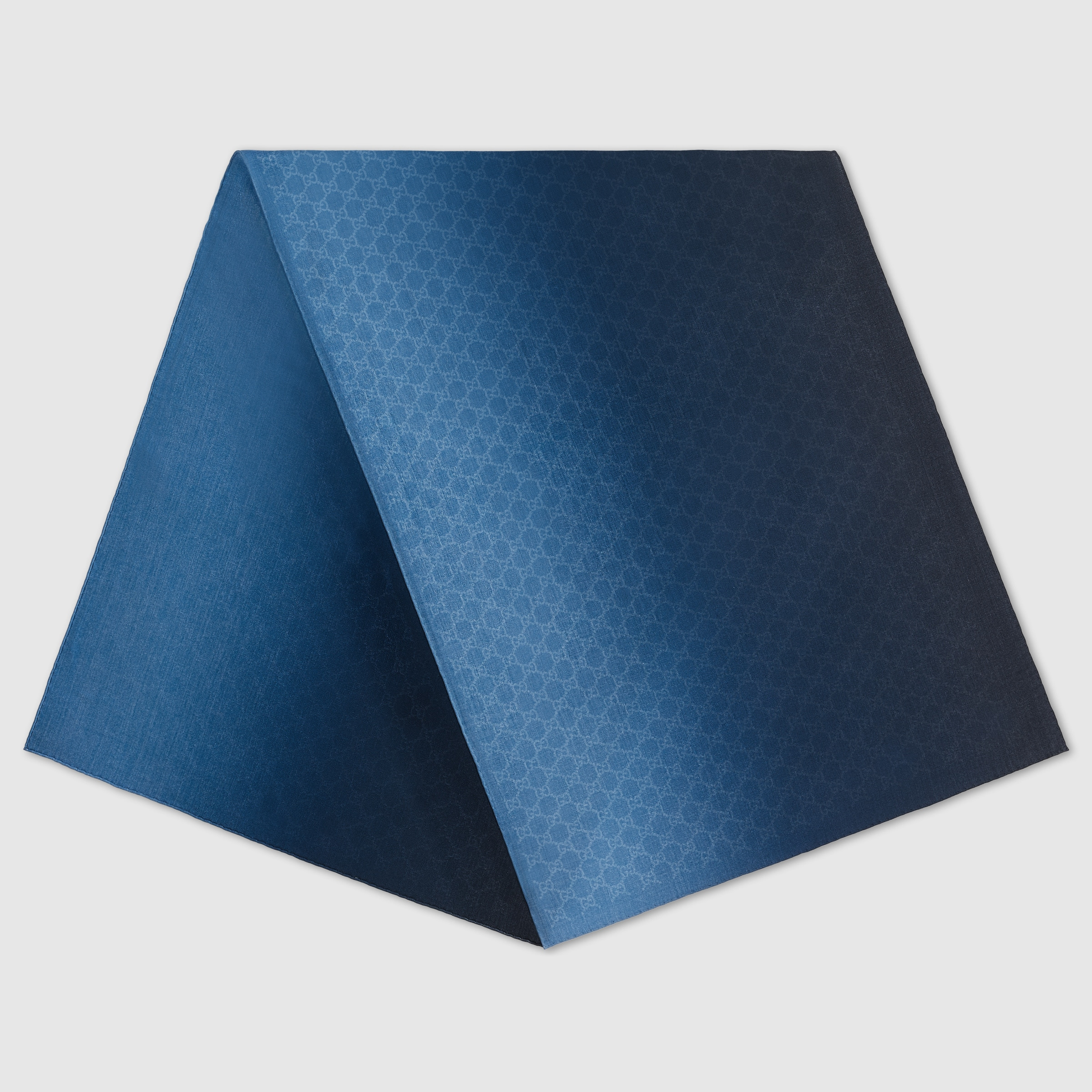 GG wool and silk jacquard stole - 2