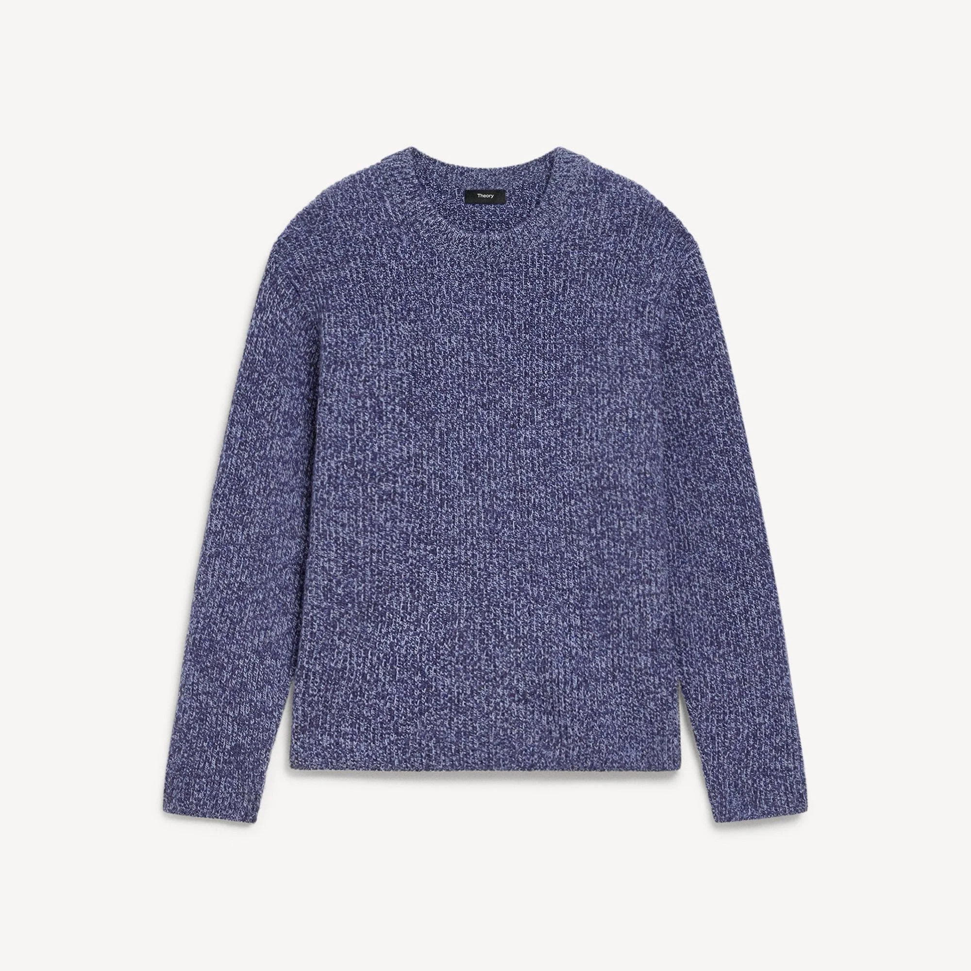 Crewneck Sweater in Wool Bouclé Twist - 1