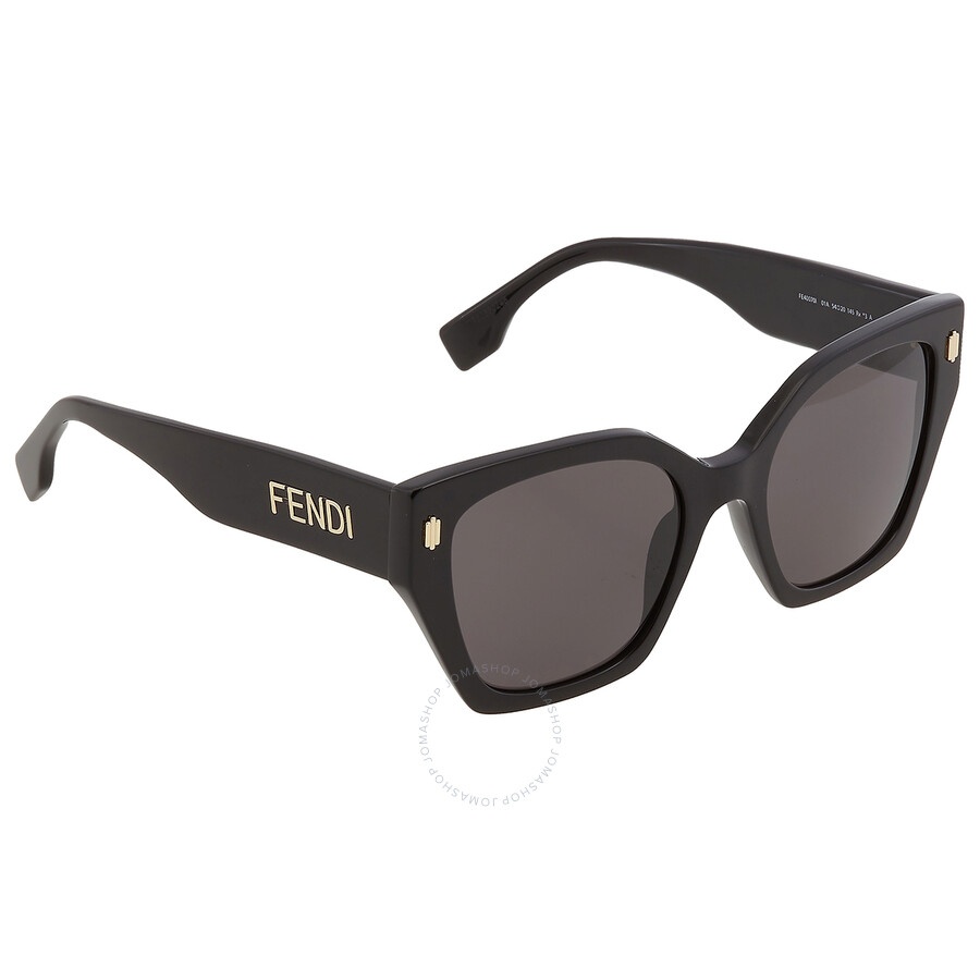 Fendi Smoke Cat Eye Ladies Sunglasses FE40070I 01A 54 - 3