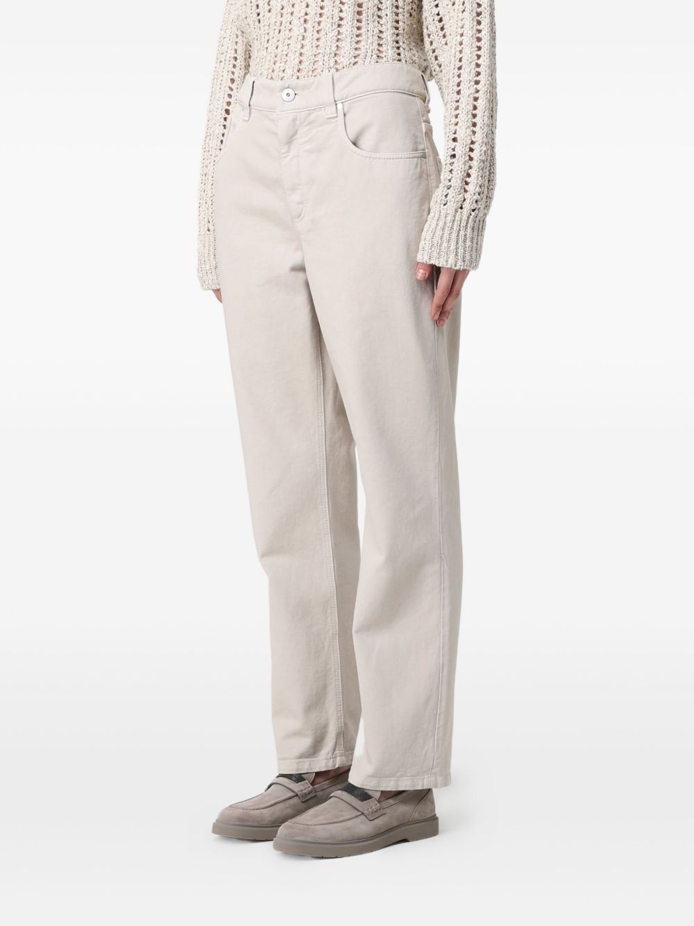 logo-patch trousers - 3