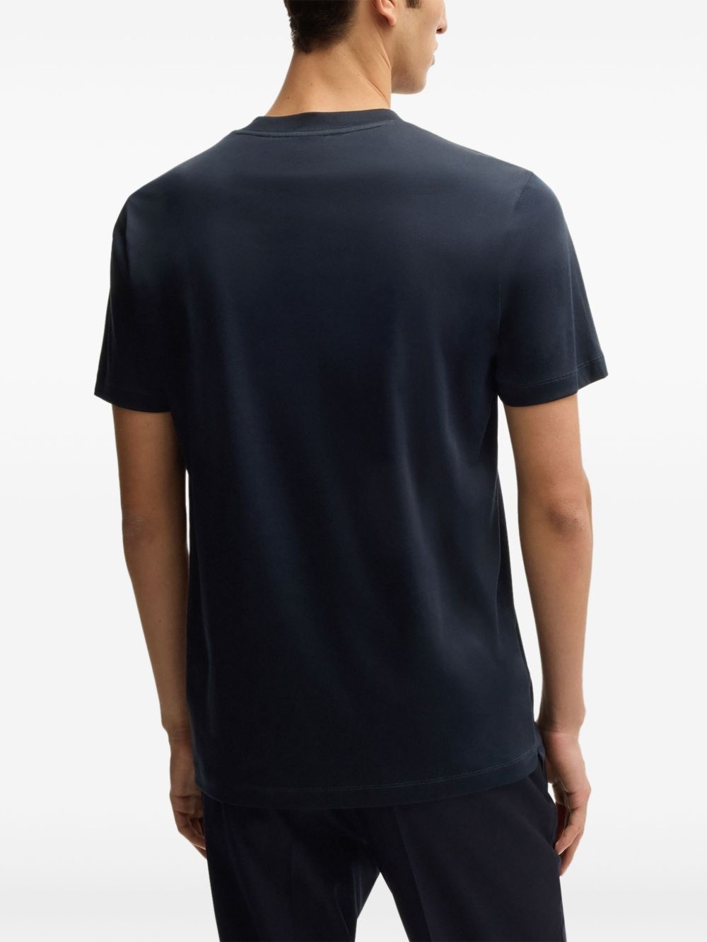 Bubble-jacquard cotton-blend T-shirt - 4