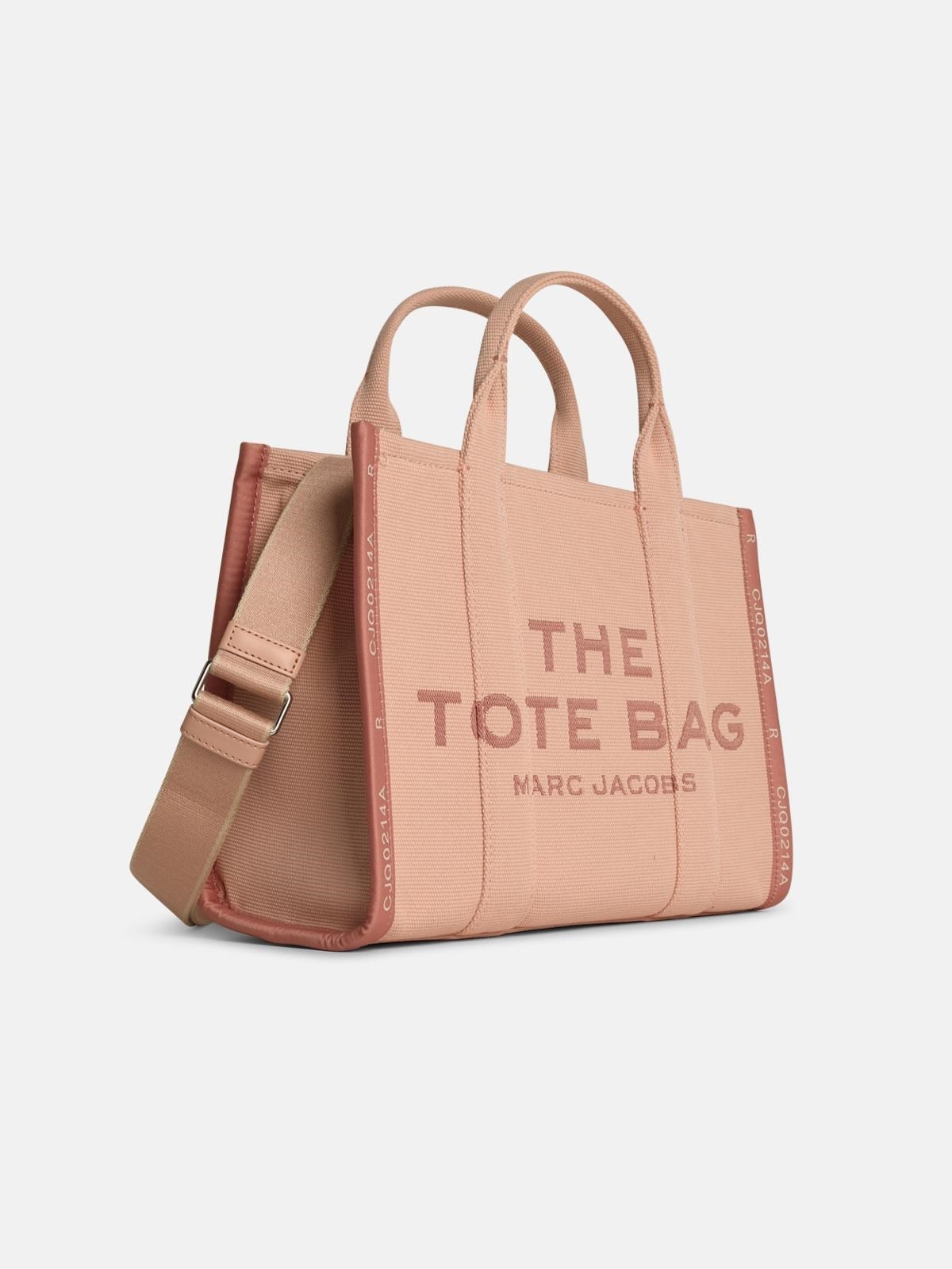 'THE SMALL TOTE' PINK COTTON BAG - 2