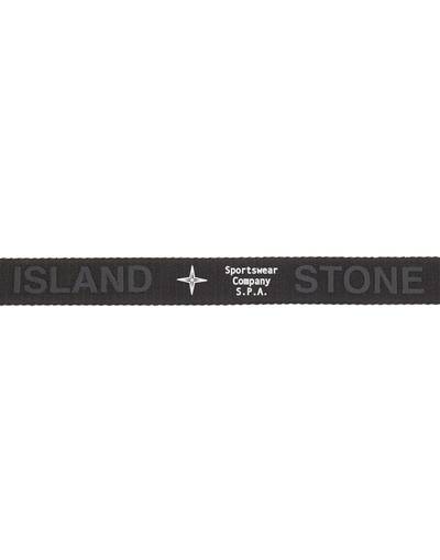 Stone Island 94464 TAPE ACCESSORIES THICKENED LOGO BLACK outlook