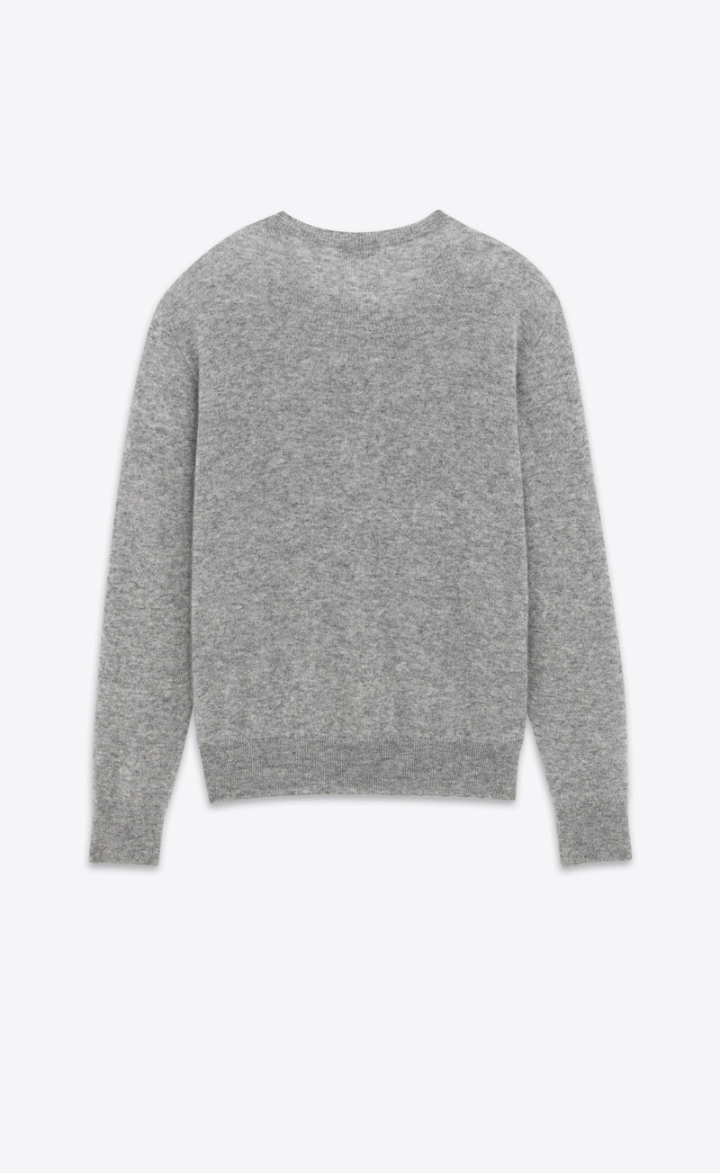 SAINT LAURENT sweater in cashmere and silk outlook