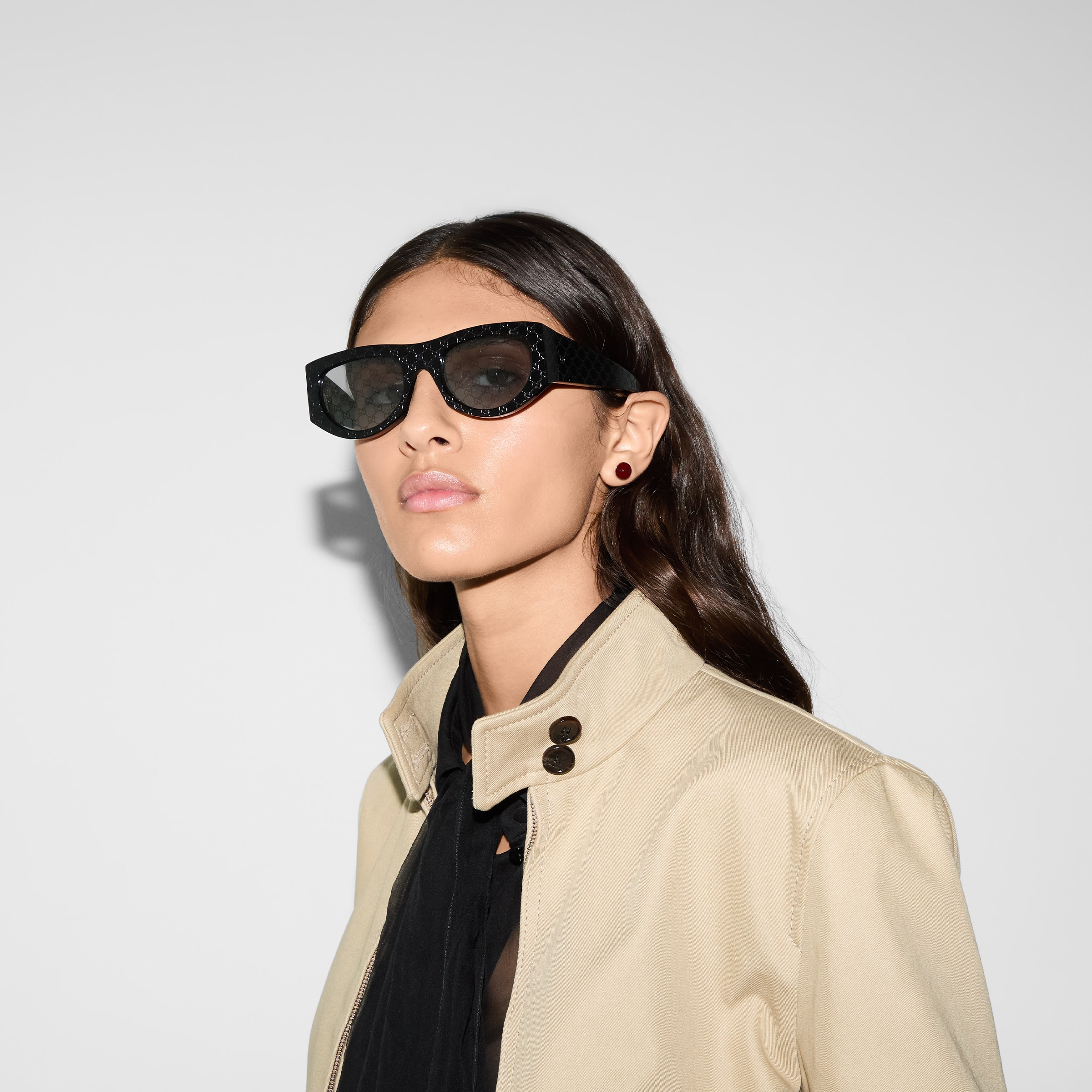 Rectangular frame sunglasses - 3