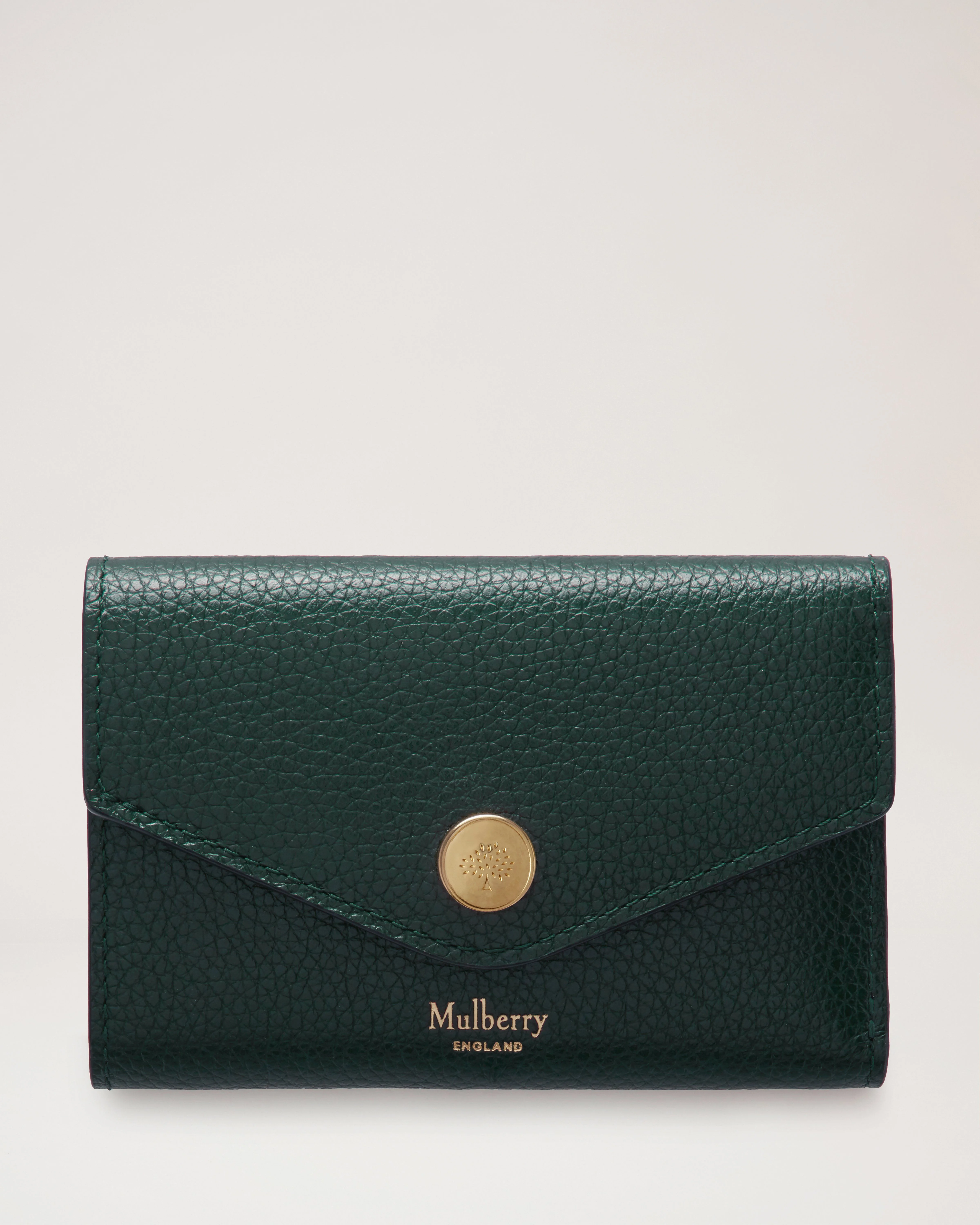 Folded Multi-Card Wallet
Mulberry Green Small Classic Grain - 1