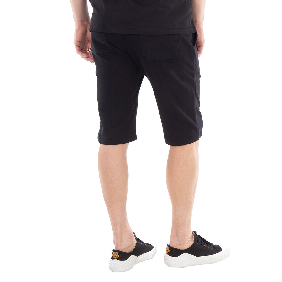 Balmain Cotton Shorts With Flocked Balmain Paris Logo - 5