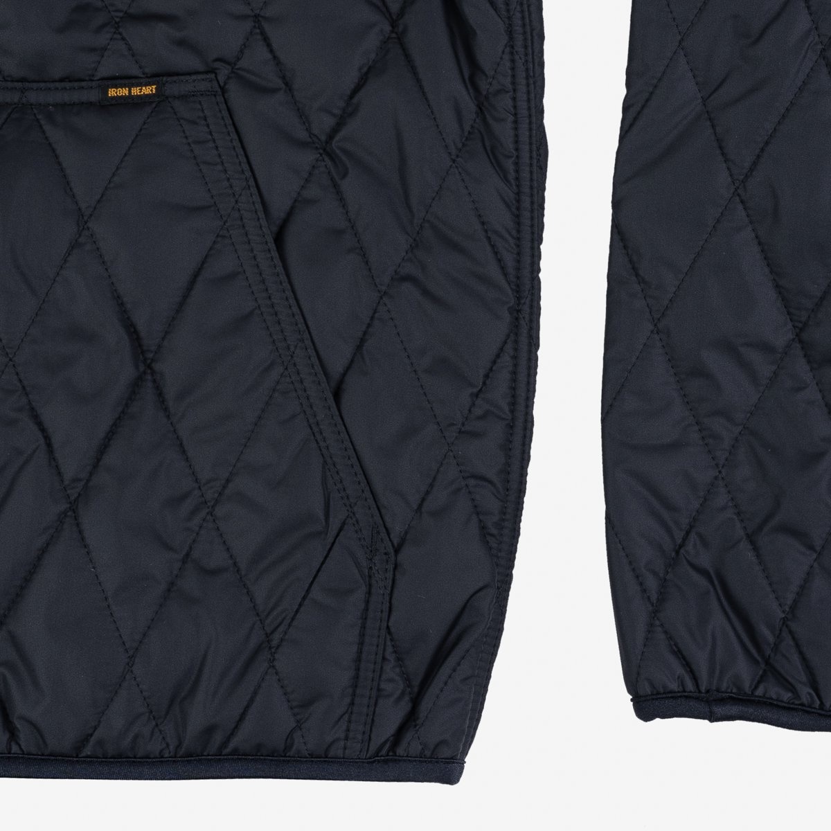 IHJ-100-BLK Quilted Light Parka - Black - 14