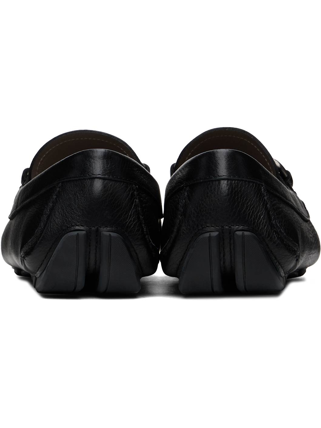 Black Gancini Ornament Driver Loafers - 2