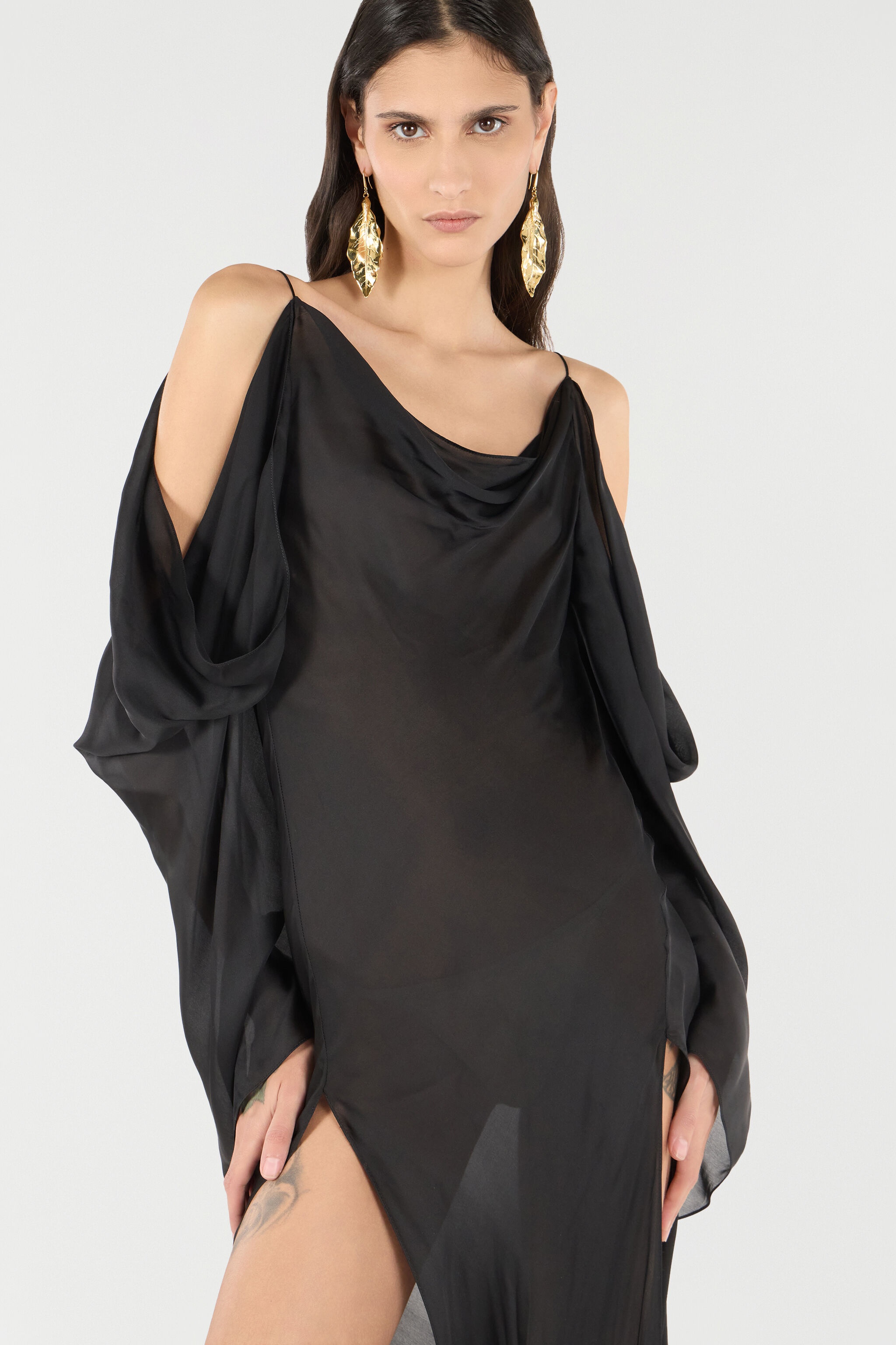Long Silk Dress - 7