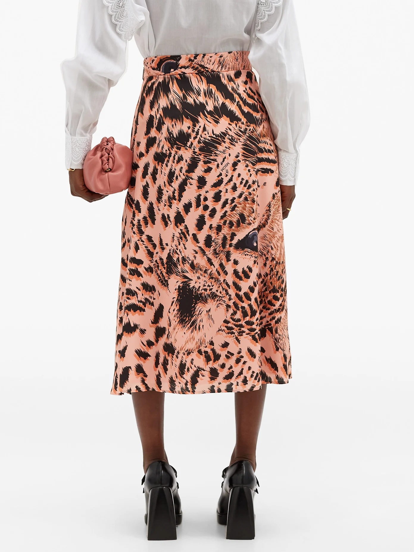 Leopard-print midi skirt - 5