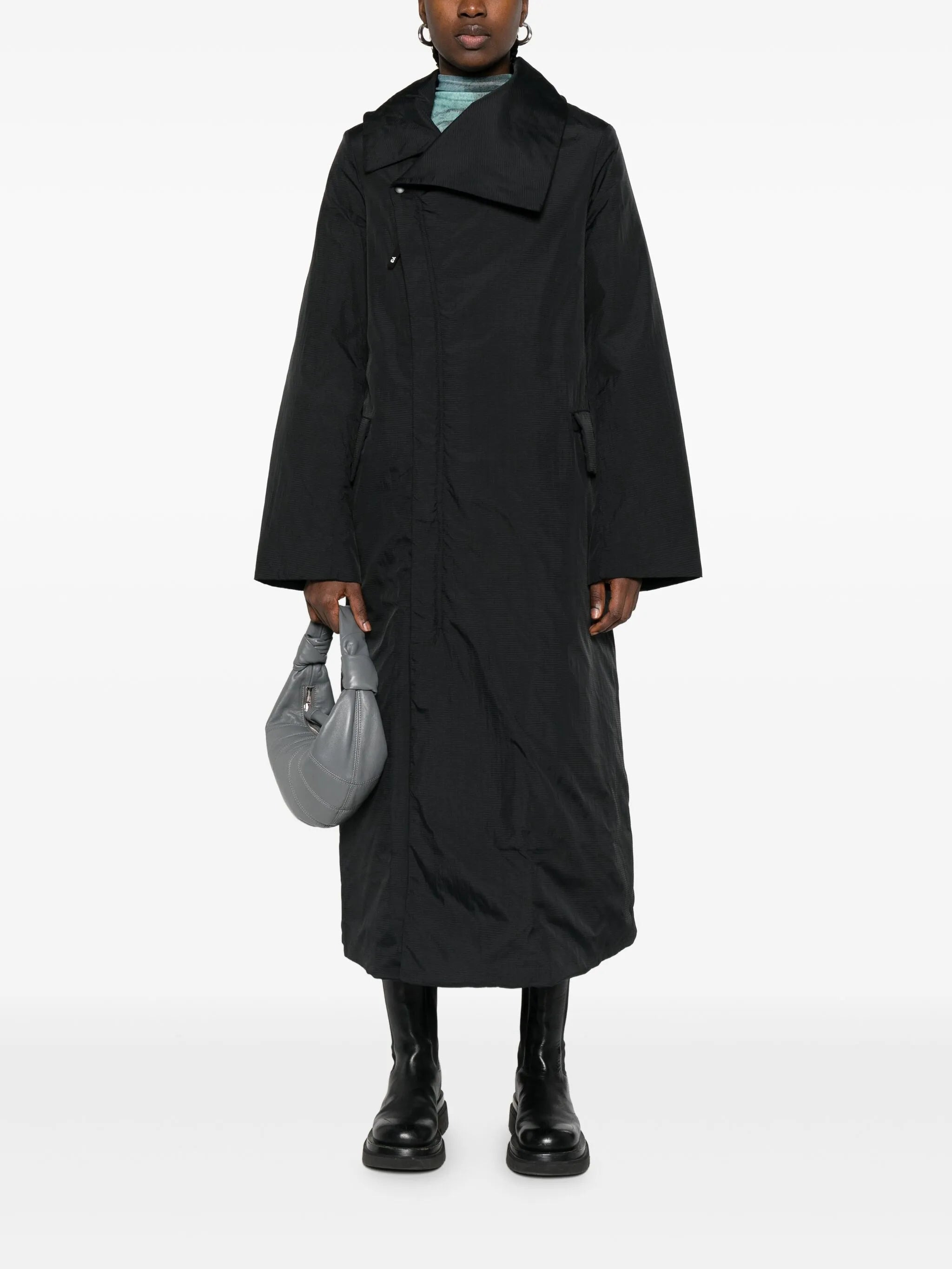 Y-3 Asymmetric-collar Raincoat - 5
