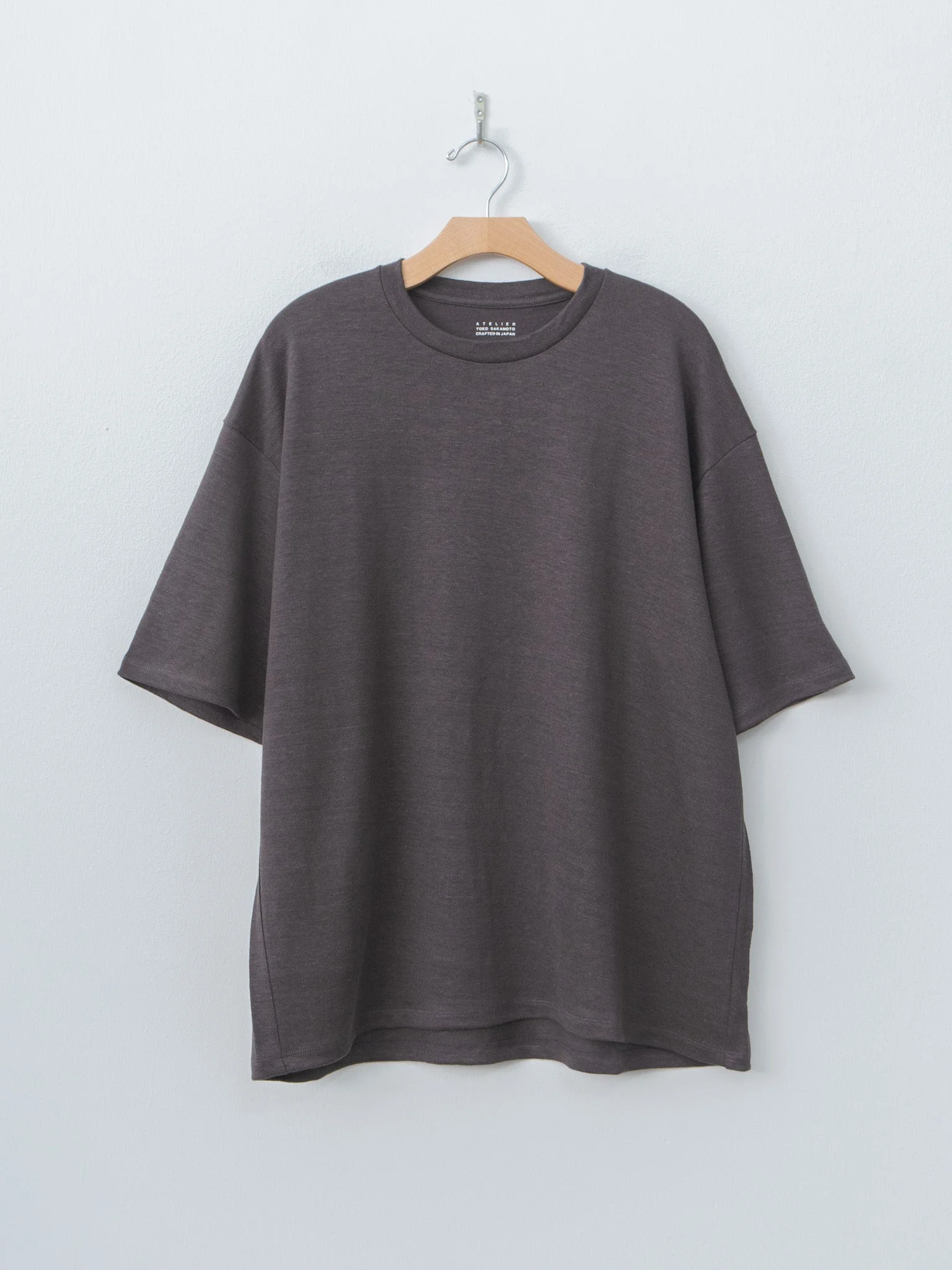 Hemp Jersey T-Shirt - Brown - 1