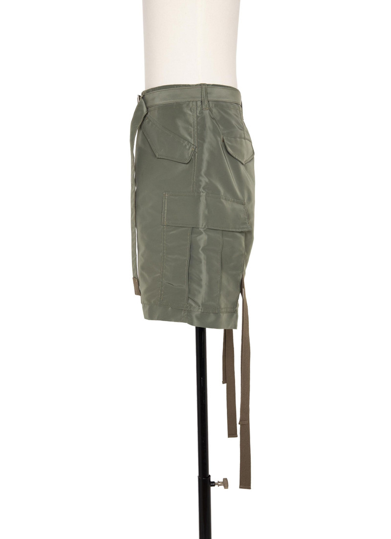 sacai Nylon Twill Shorts outlook
