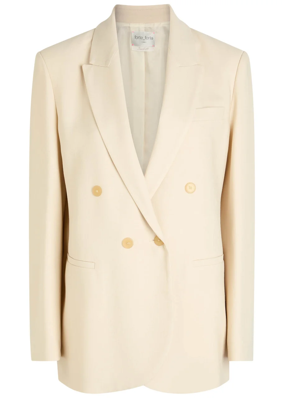 Forte_forte Double-breasted Wool-blend Blazer - 1