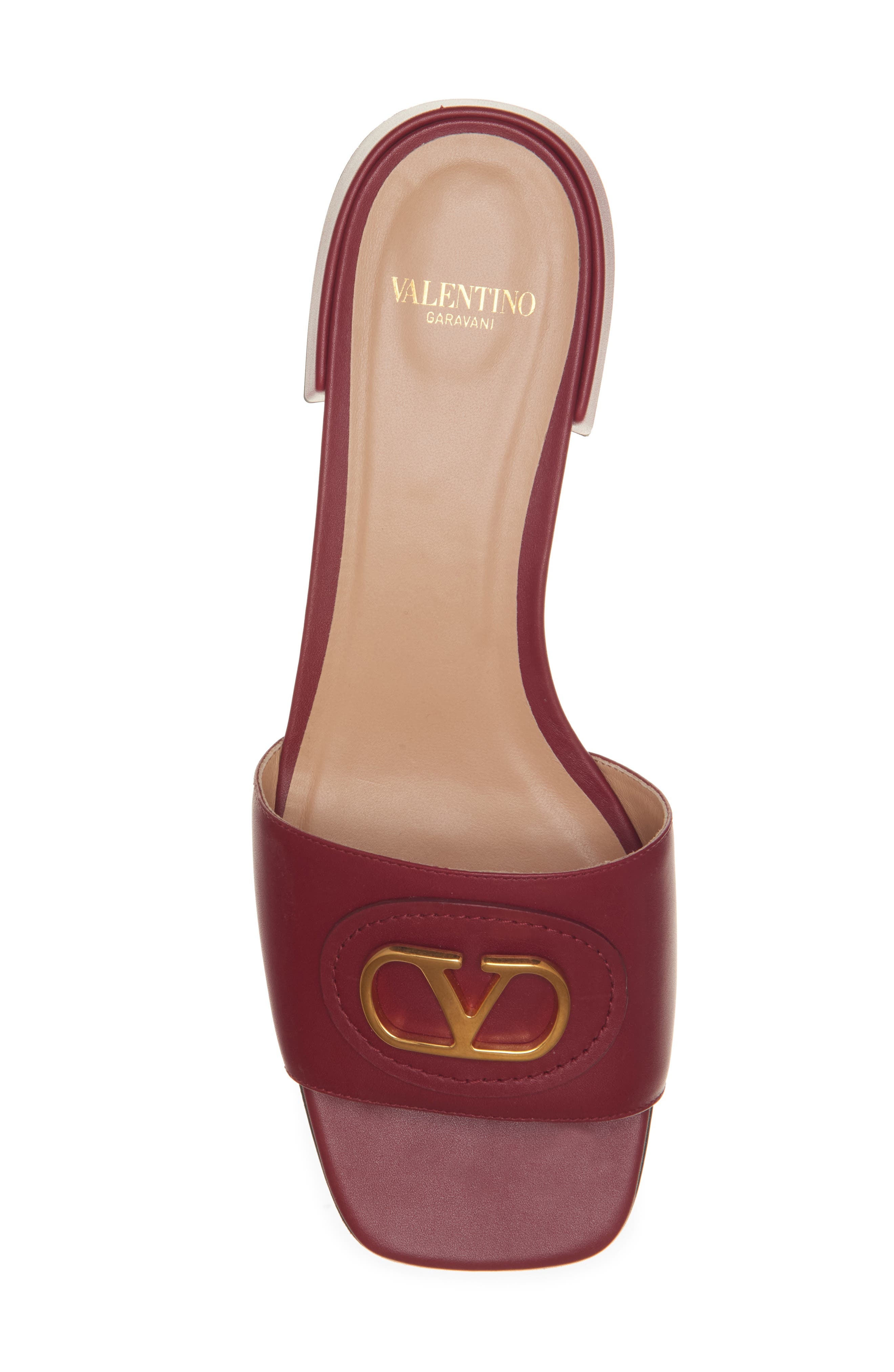Valentino Garavani VLOGO Signature Slide Sandal in Brick at Nordstrom - 5