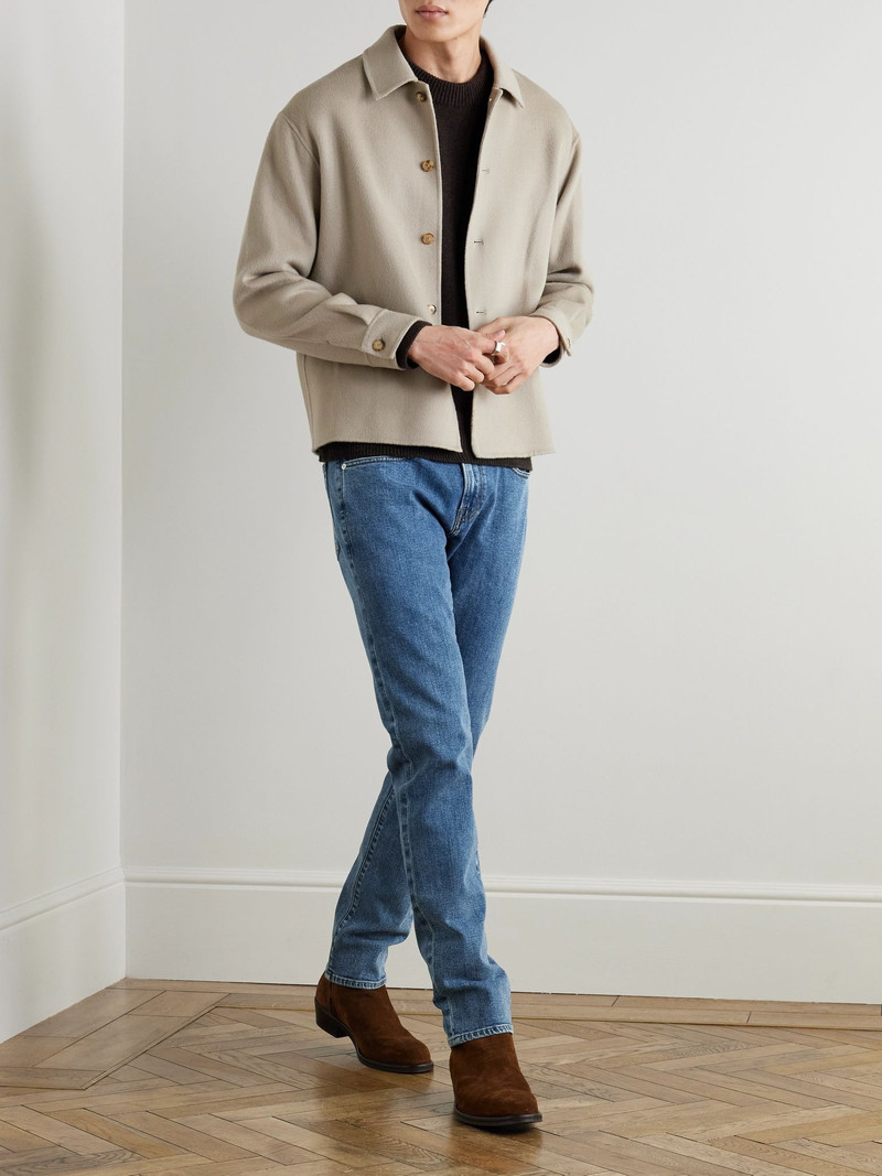 FRAME L'Homme Slim-Fit Straight-Leg Jeans Blue outlook