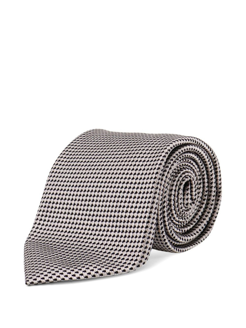 TOM FORD patterned tie outlook